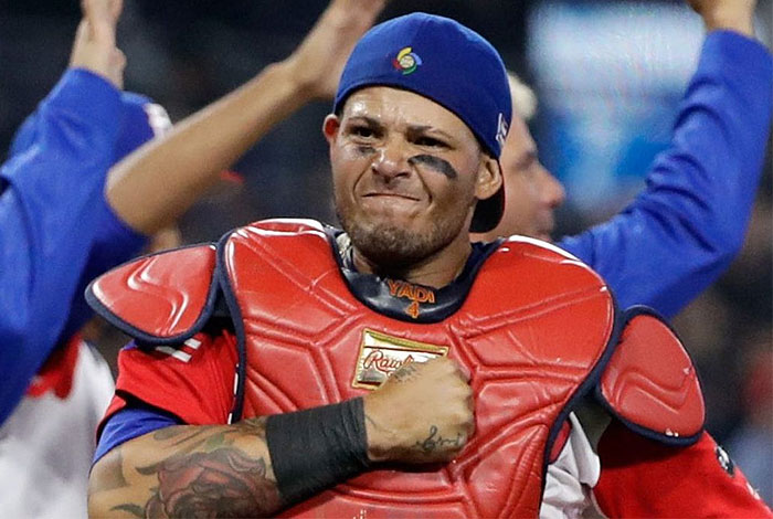 Yadier Molina was presented as the new Magallanes (Venezuelan